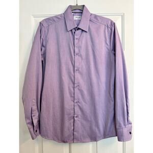 Duchamp Regular Size Button-Down Dress Shirts - size 15/M
